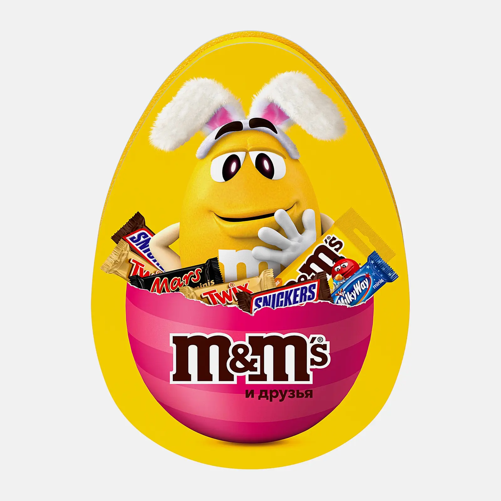 Подарочный набор Пасхальное яйцо Friends M&M’s 217г в ассортименте