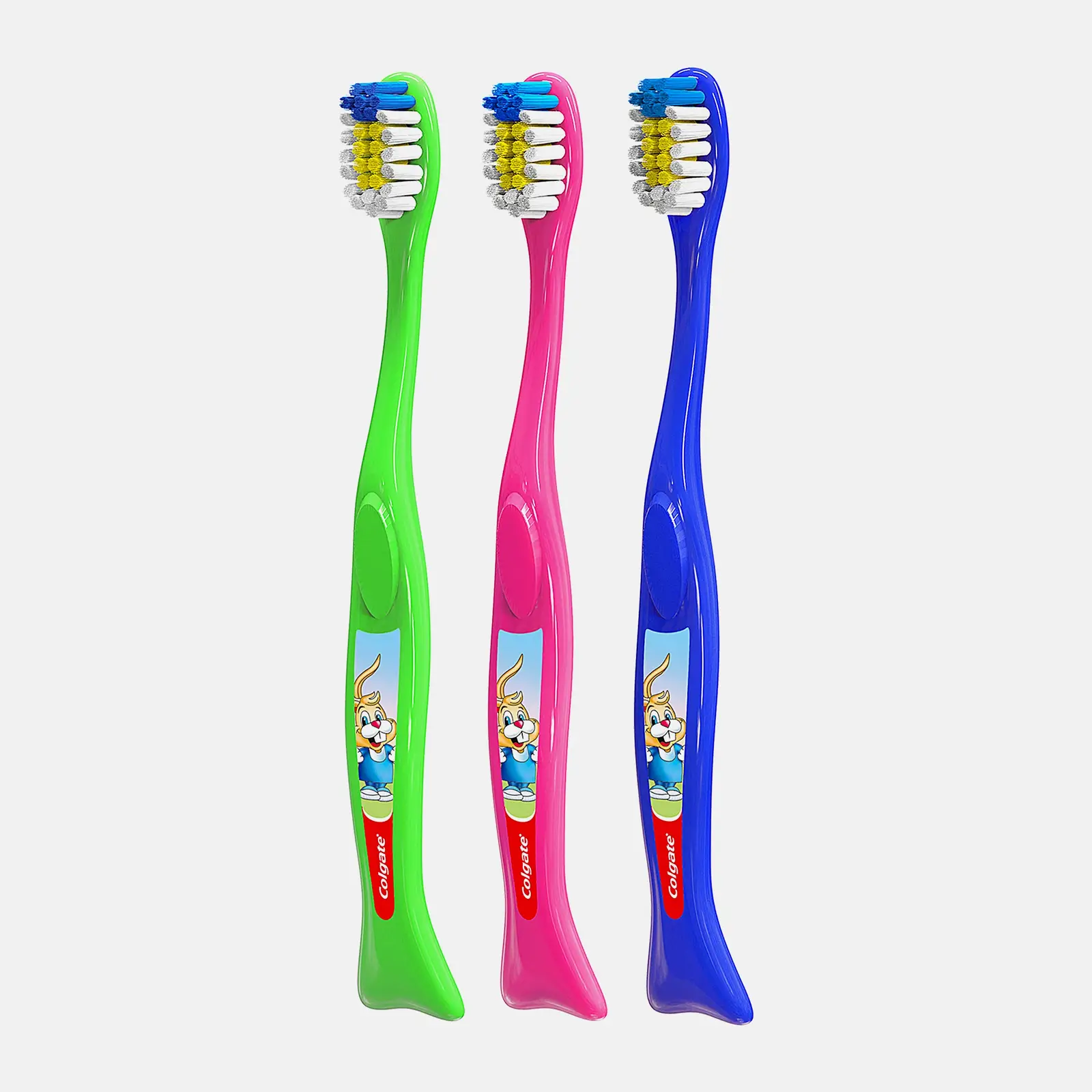Зубные щетки Colgate Доктор Заяц детские супермягкие 2+1