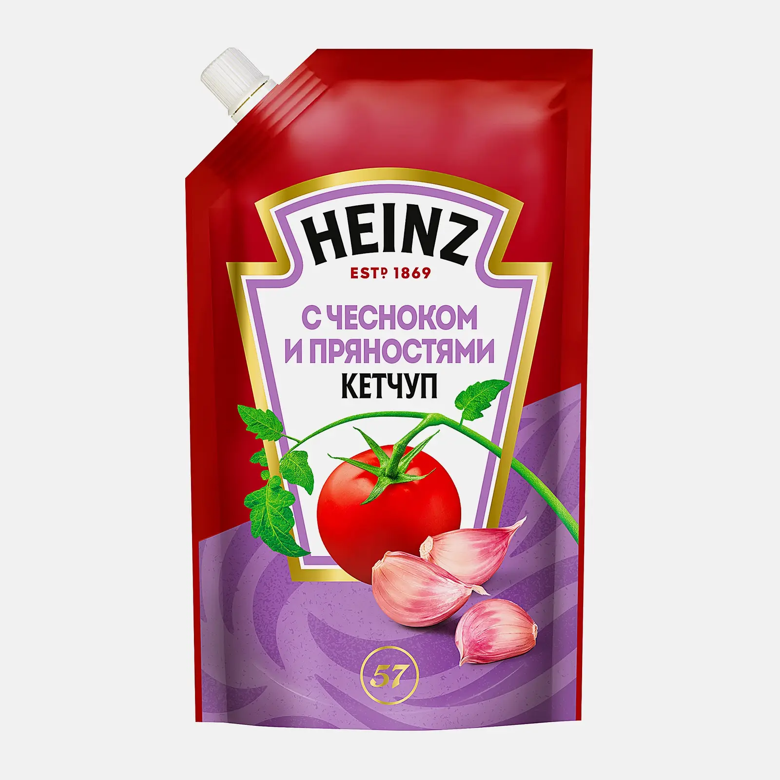 Кетчуп Чеснок и пряности Heinz 320г