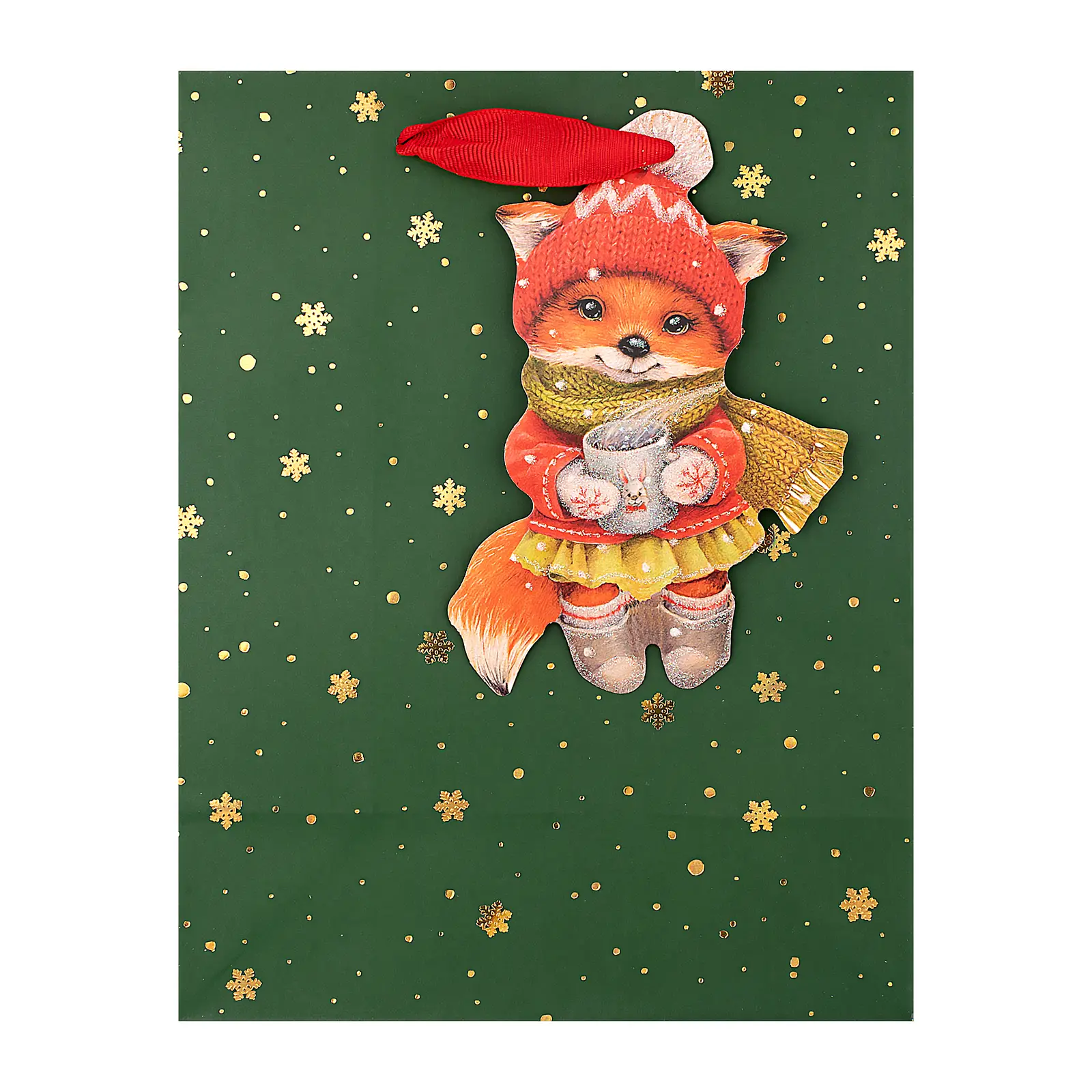 Изображение товара Новогодняя сумка премиум 18*22.3*10см в ассортименте