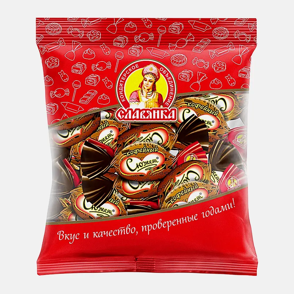 Изображение товара Конфеты Суфлейные Славянка Кофейное суфле 0.204 кг