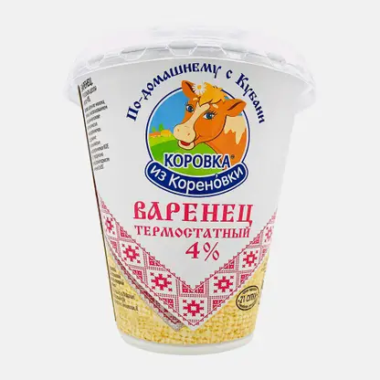 Варенец Коровка из Кореновки Термостатный 4% 350мл