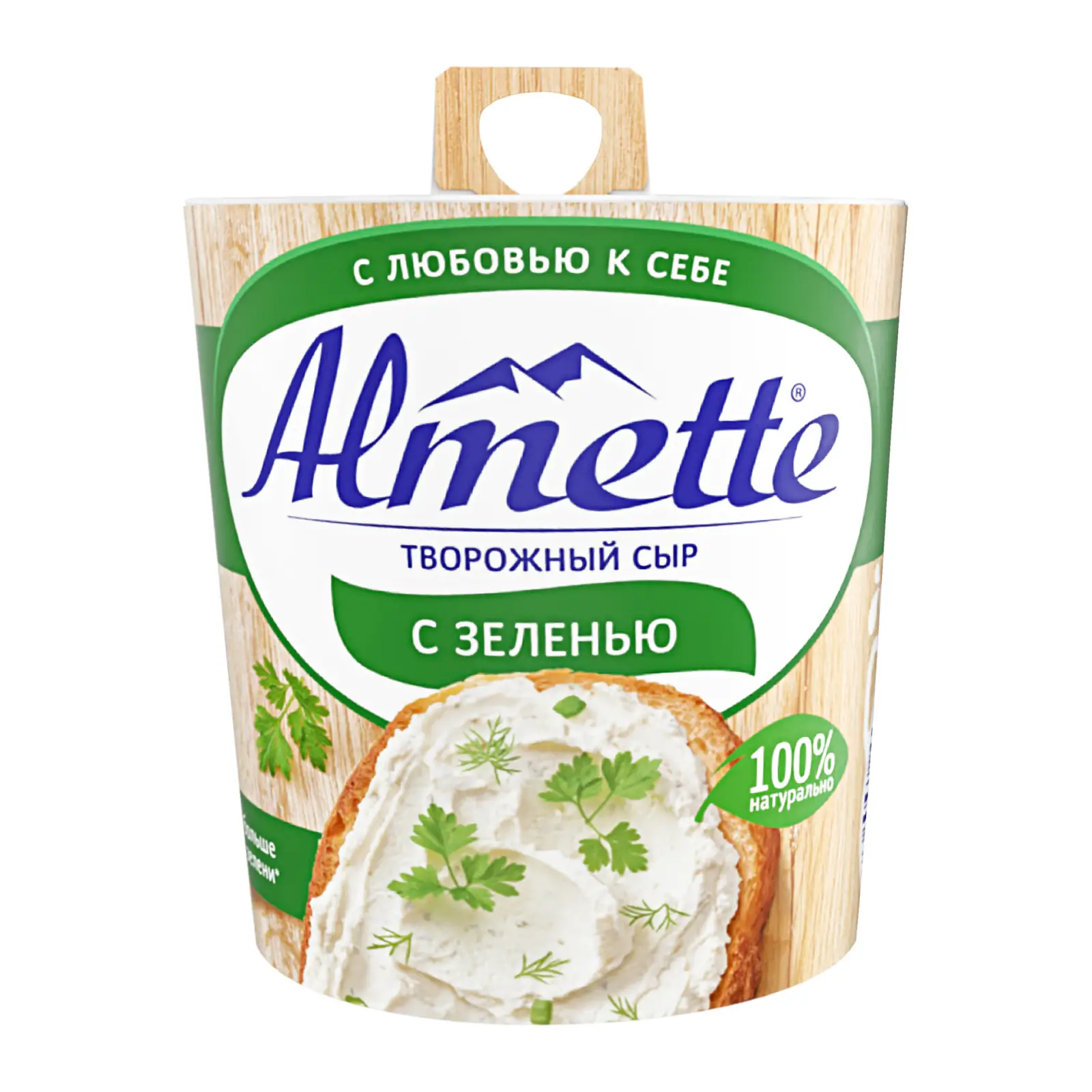 Изображение товара Сыр творожный Almette с зеленью 60% 150г