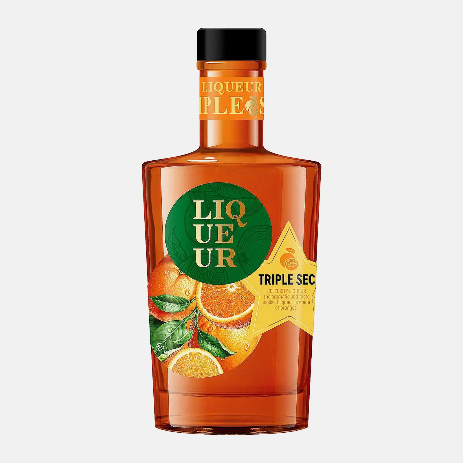 Изображение товара Ликер крепкий Трипл Сек 40% 500мл