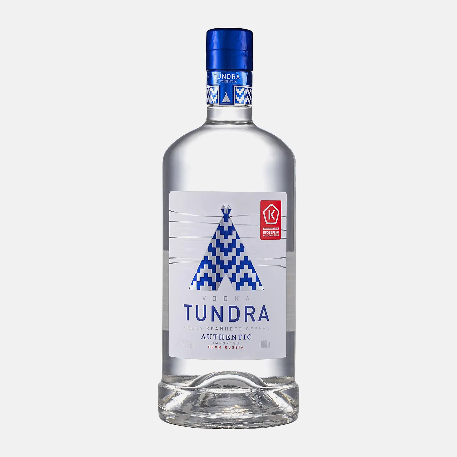 Водка Tundra Authentic 40% 1л Водка Tundra Authentic 40% 1л