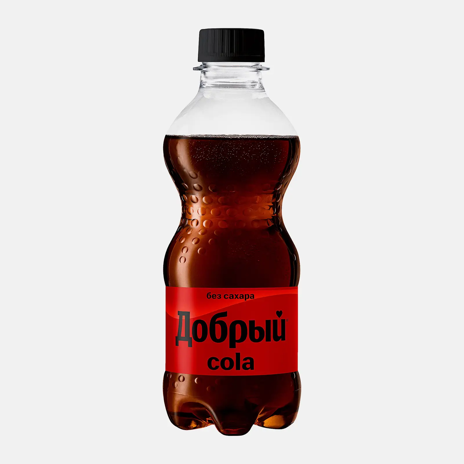 Изображение товара Напиток Добрый Cola без сахара 300мл освежающий газированный напиток Изображение товара Напиток Добрый Cola без сахара 300мл освежающий газированный напиток