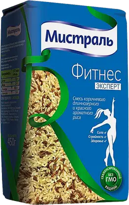 Рис Мистраль Фитнес Эксперт 450г
