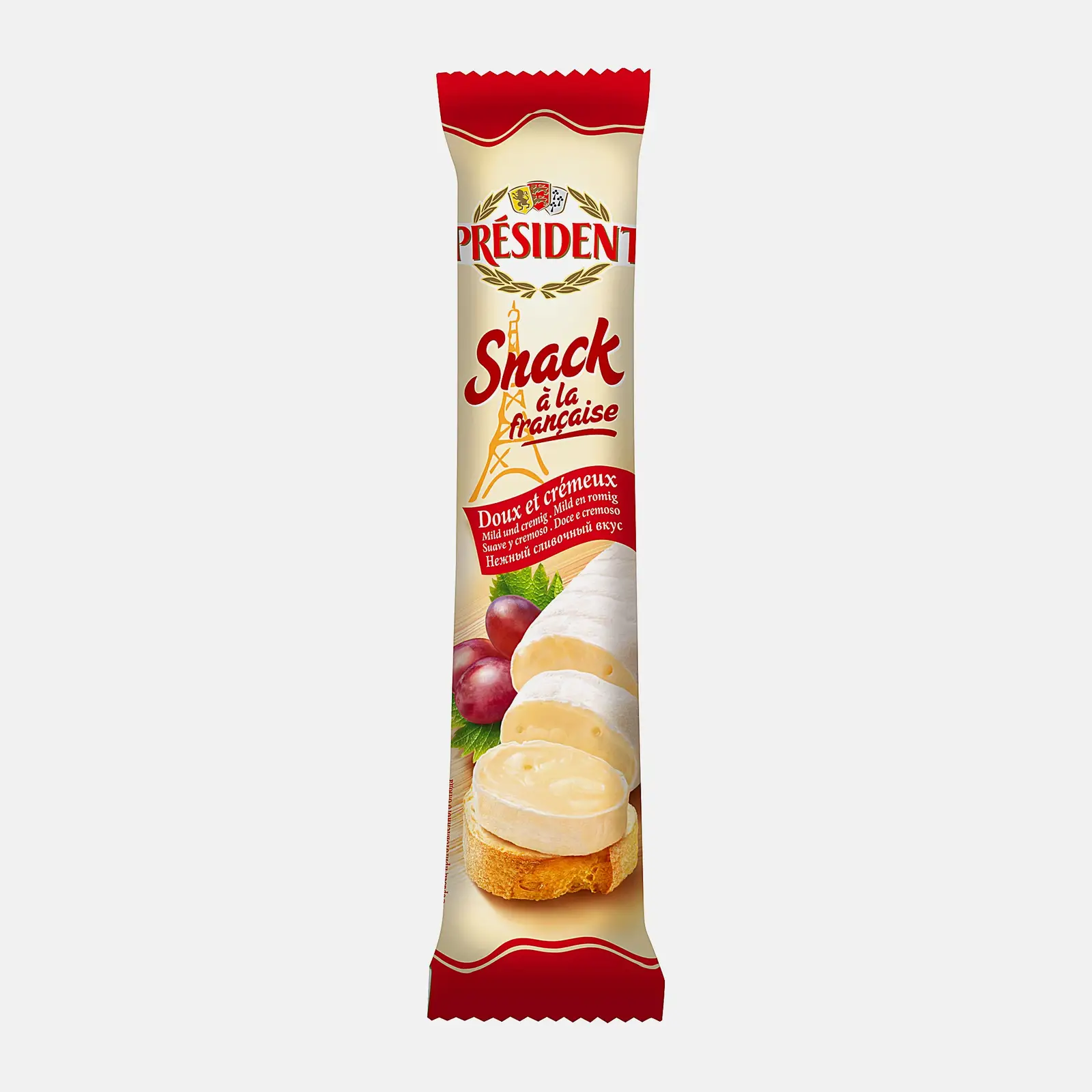 Сыр President Snack a la Francaise мягкий с белой плесенью 60% 170г