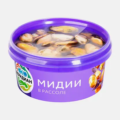 Мидии Меридиан в рассоле 180г