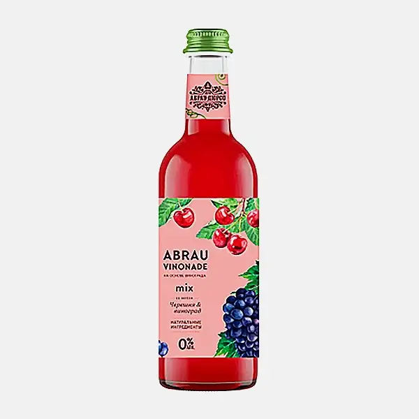 Напиток Vinonade Abrau Черешня-Виноград 375мл Напиток Vinonade Abrau Черешня-Виноград 375мл