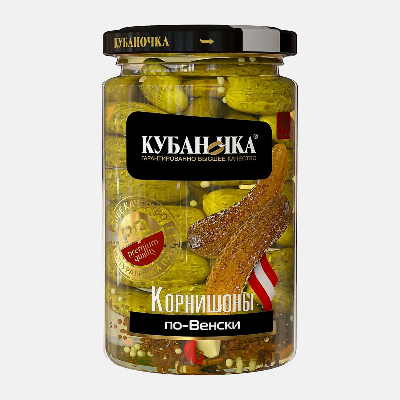 Корнишоны маринованные по-венски Кубаночка 360г