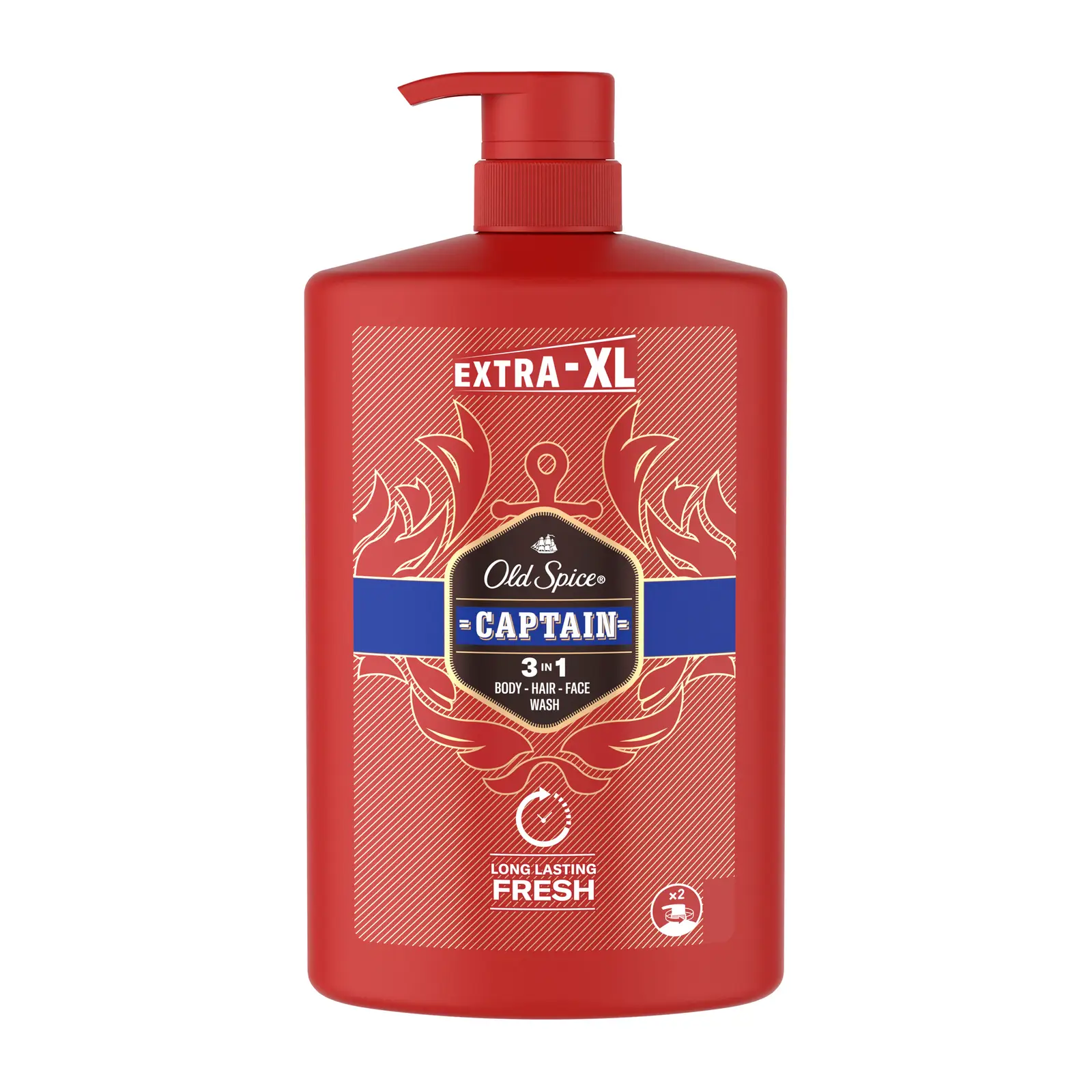 Гель для душа Old Spice Captain + шампунь мужской 1000мл