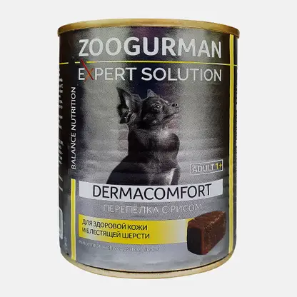 Влажный корм для собак перепелка с рисом Zoogurman Es 350г