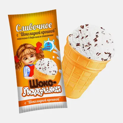 Мороженое Здоровые продукты сливочное Шоко-Ладушка 70г