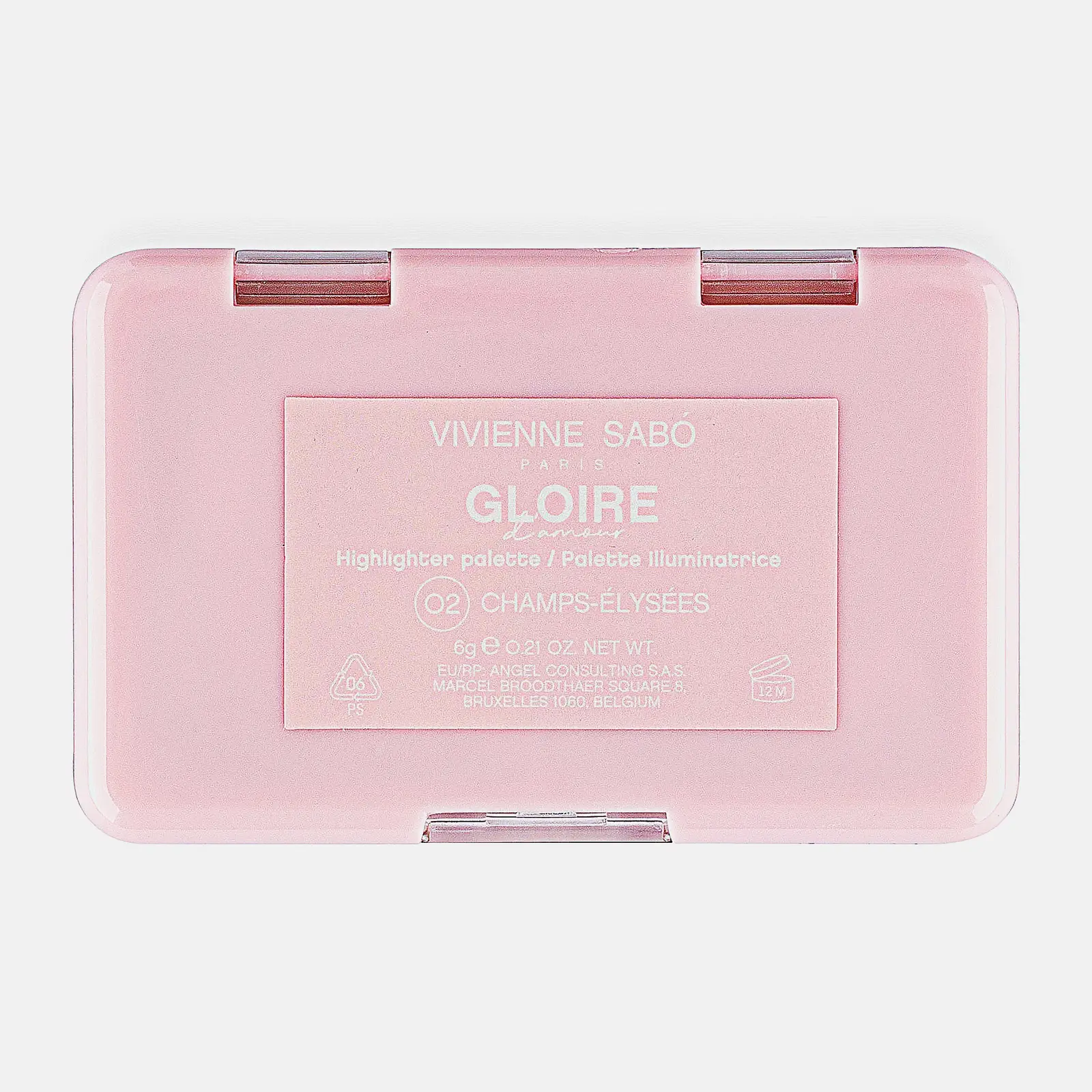 Палетка хайлайтеров Vivienne Sabo Gloire damour 02 