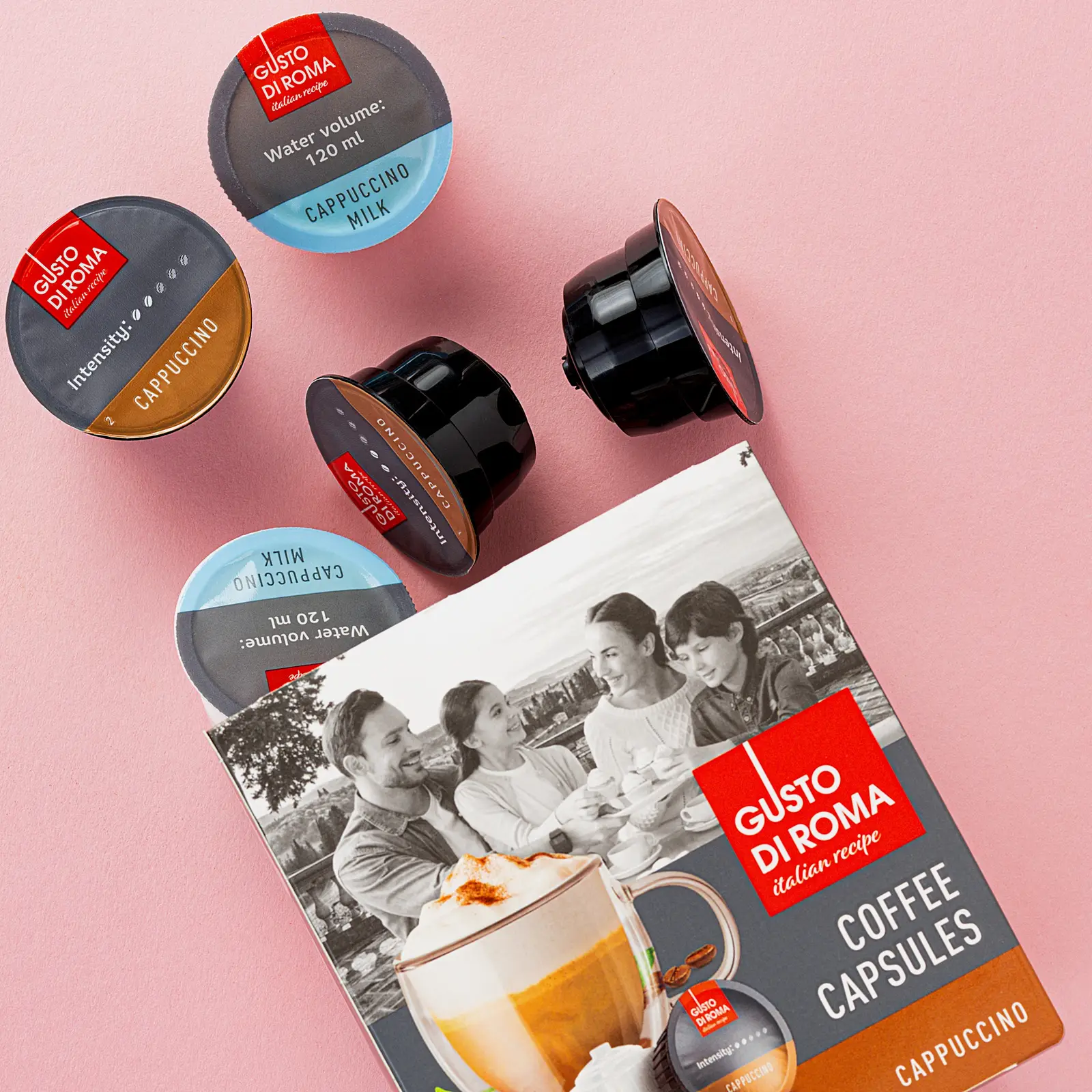 Кофе в капсулах Gusto Di Roma Капучино Dolce Gusto 16шт 144г - фото 2 Кофе в капсулах Gusto Di Roma Капучино Dolce Gusto 16шт 144г - фото 2