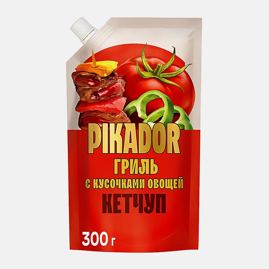 Кетчуп гриль с кусочками овощей Pikador 300г - фото 2