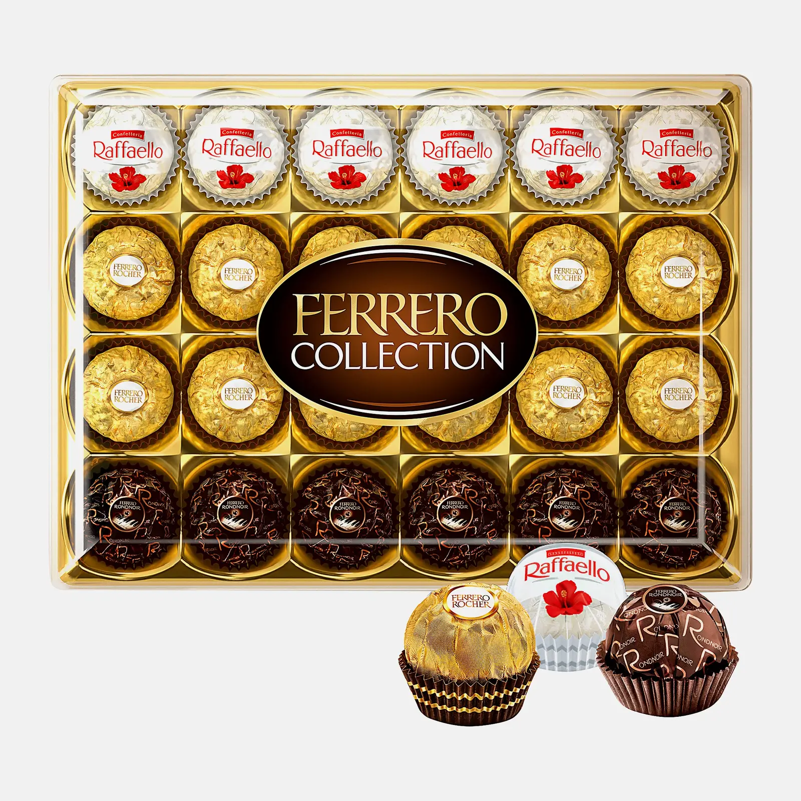 Изображение товара Конфеты шоколадные Ferrero Collection ассорти 269г Изображение товара Конфеты шоколадные Ferrero Collection ассорти 269г