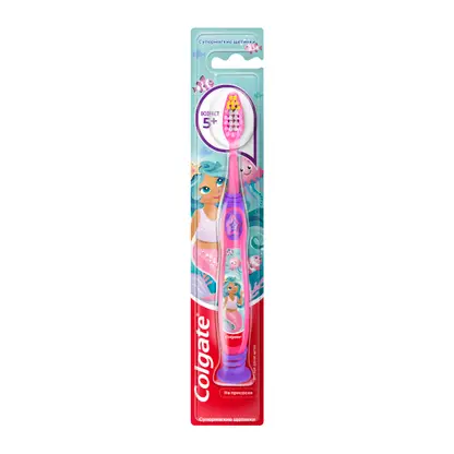 Изображение товара Зубная щётка Colgate Barbie StarSmile детская 5+ супермягкая 28г