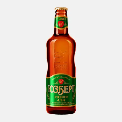 Светлое пиво фильтрованное Юзберг Pilsner 4.9% 450мл