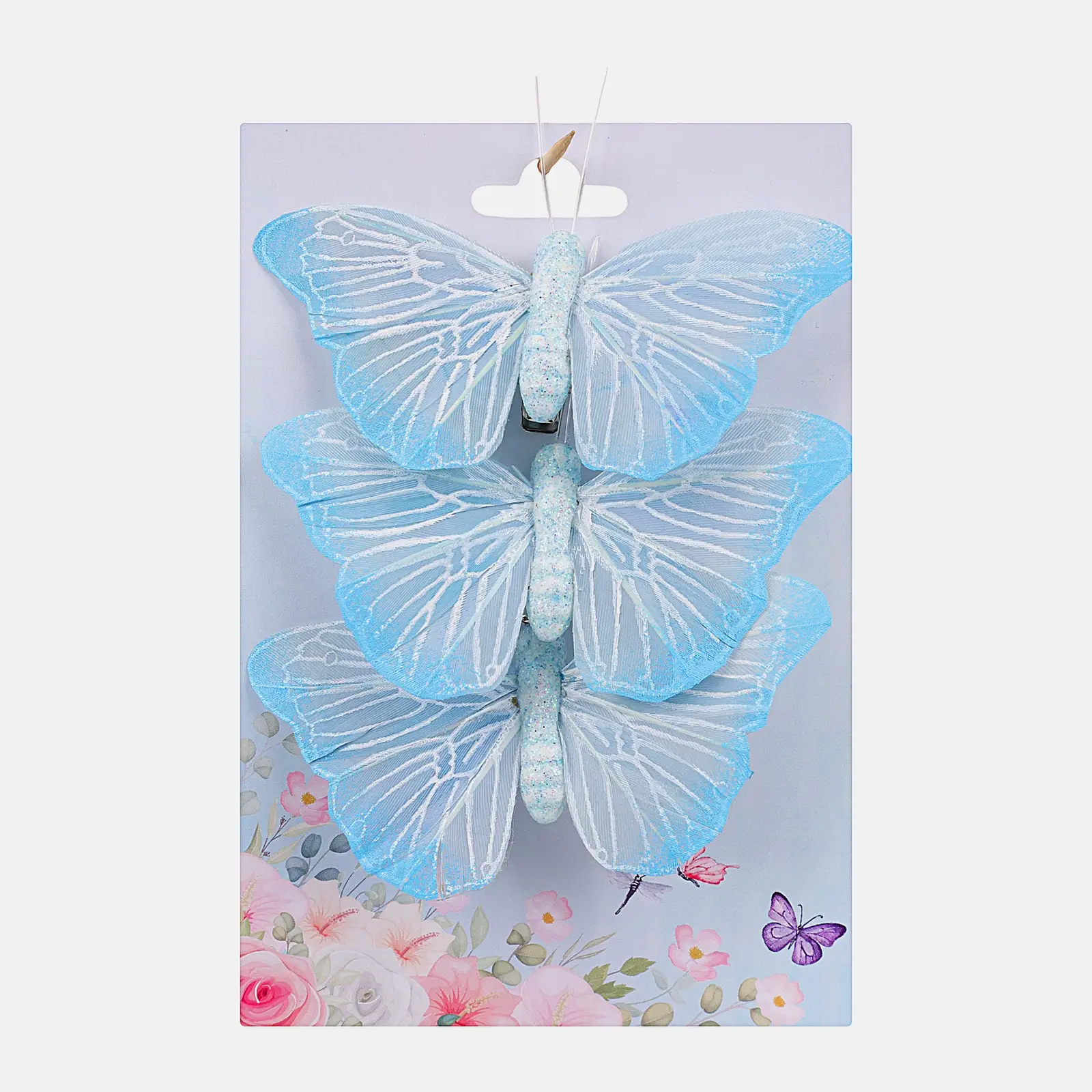 Набор пасхальных украшений Бабочки 3шт в ассортименте