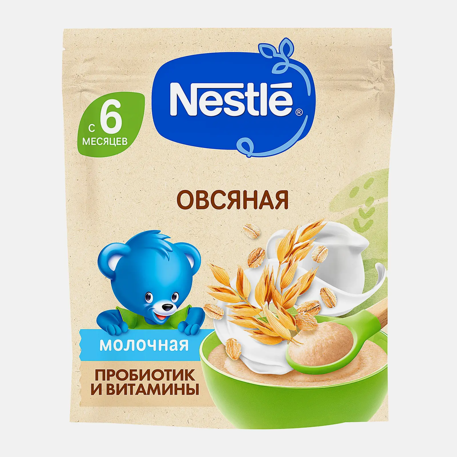 Каша детская молочная овсяная с 6 месяцев Nestle 200г