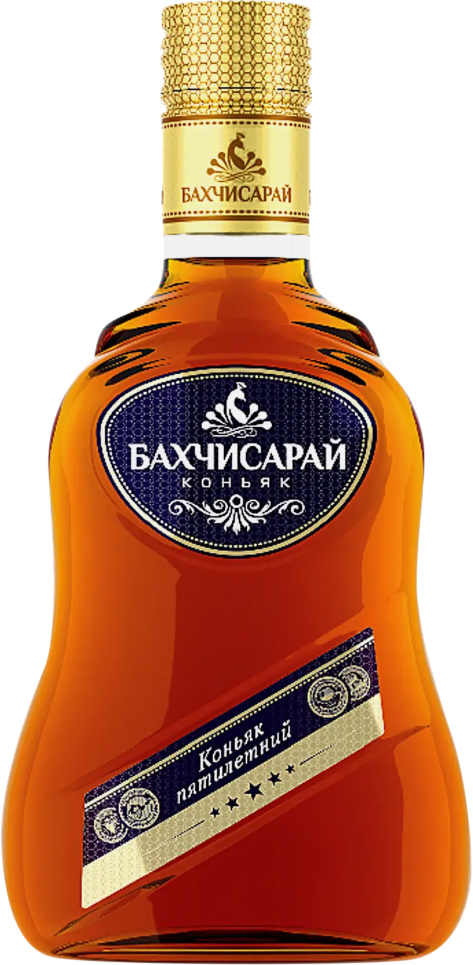 Изображение товара Крымский пятилетний коньяк Бахчисарай 500 мл насыщенный аромат и мягкий вкус