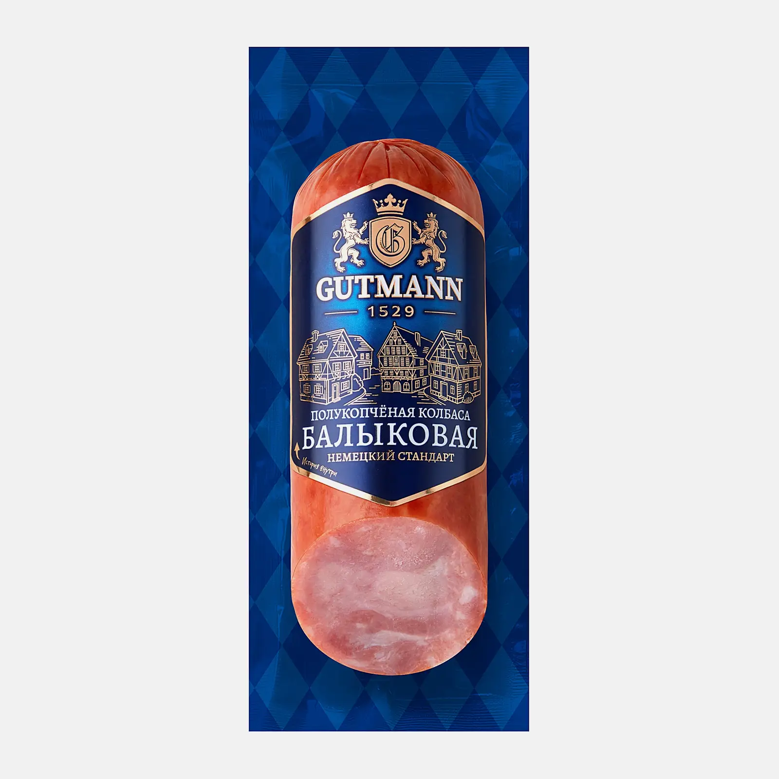 Колбаса Балыковая полукопченая Gutmann 280г