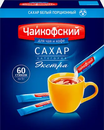 Сахар Чайкофский порционный 300г
