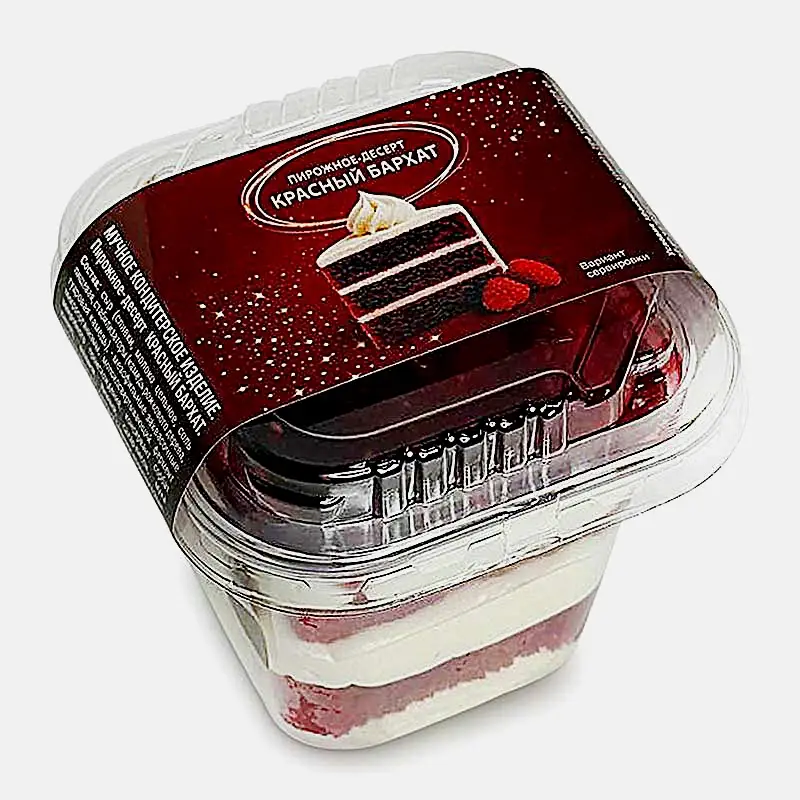 Изображение товара Пирожное-десерт Красный бархат 120г