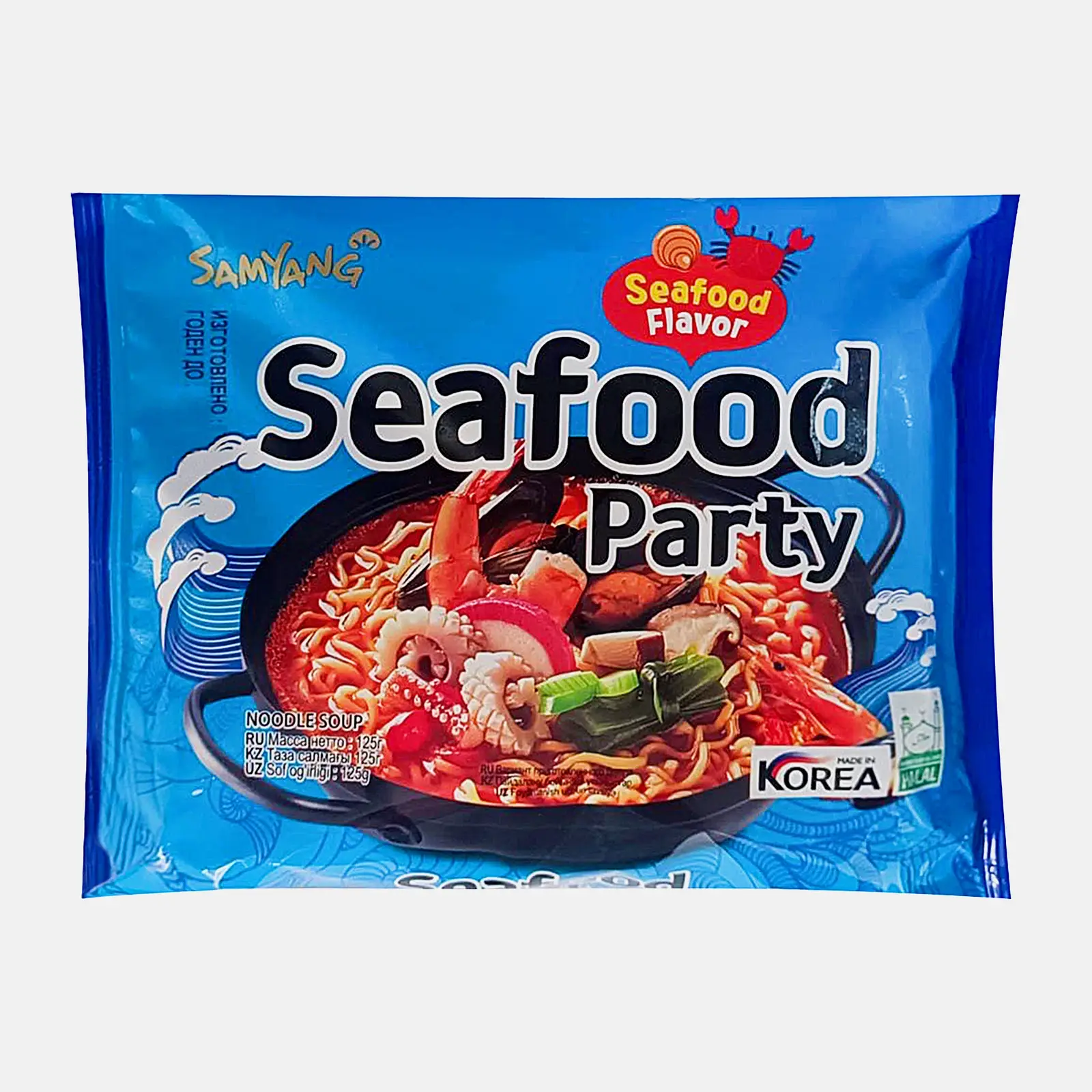 Изображение товара Лапша Samyang Сифуд Пати морепродукты 125г - быстрого приготовления
