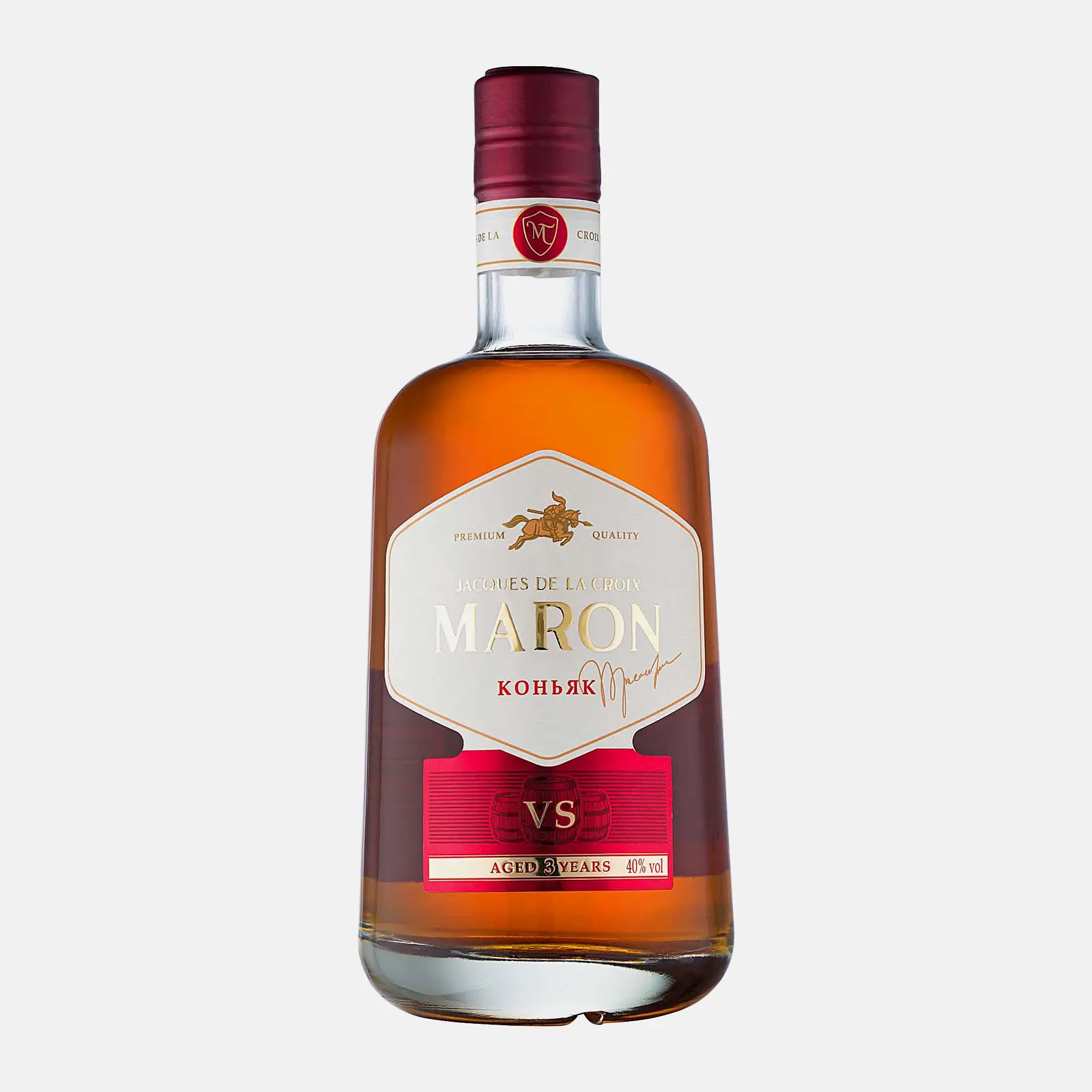 Коньяк Jacques De la Croix Maron 3 года 40% 500мл Коньяк Jacques De la Croix Maron 3 года 40% 500мл