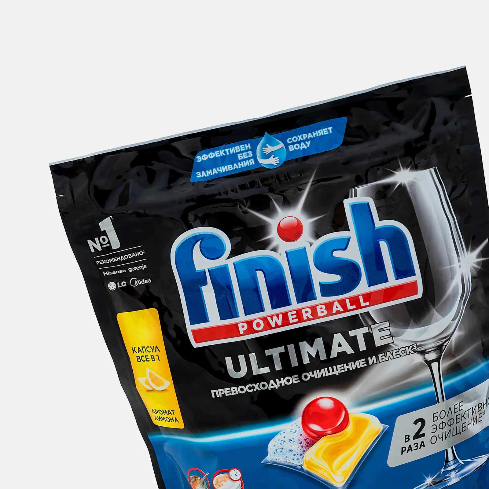 Таблетки для посудомоечных машин Finish Ultimate Лимон 30шт - фото 2