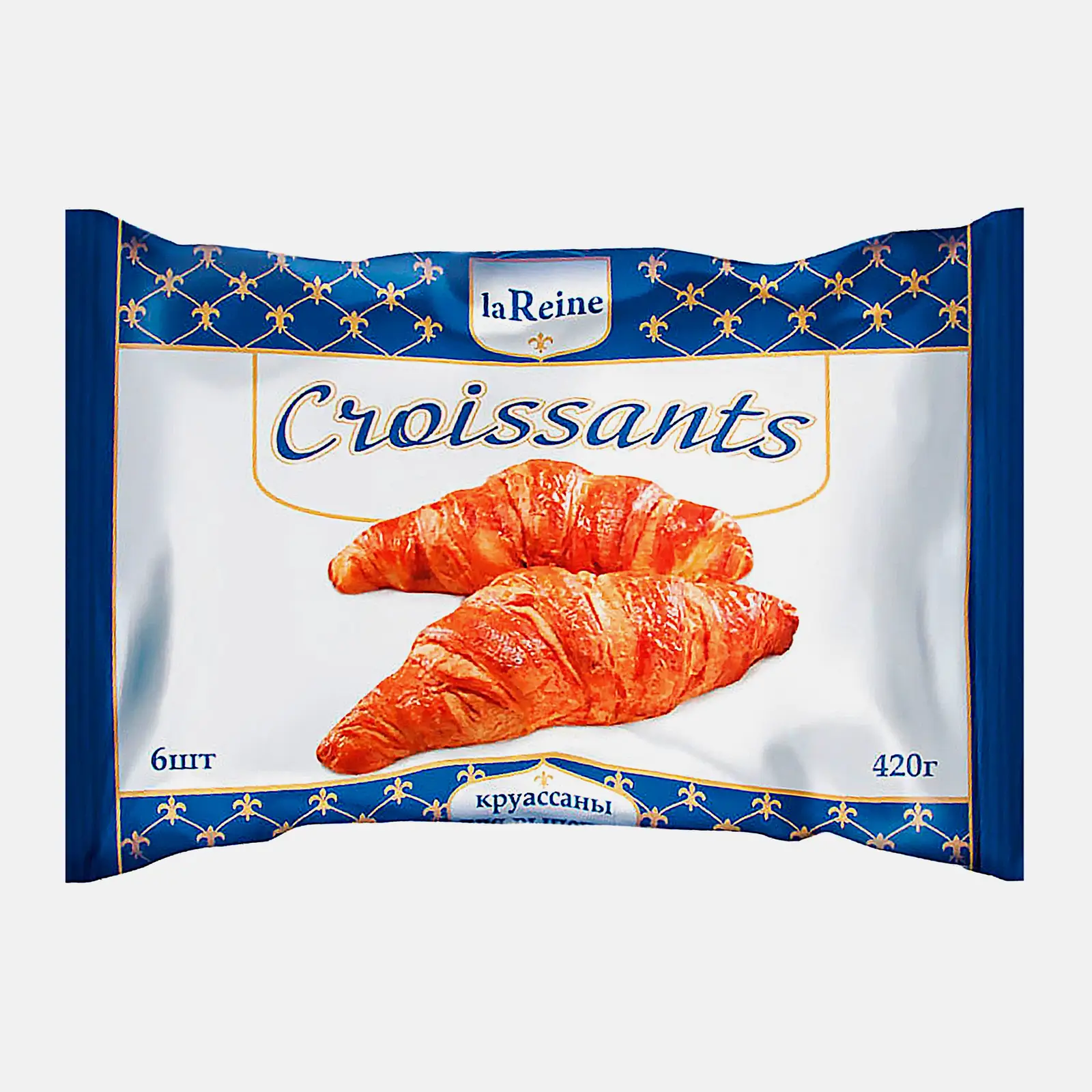 Изображение товара Круассаны La Reine 420 г воздушные слоеные готовые к термической обработке