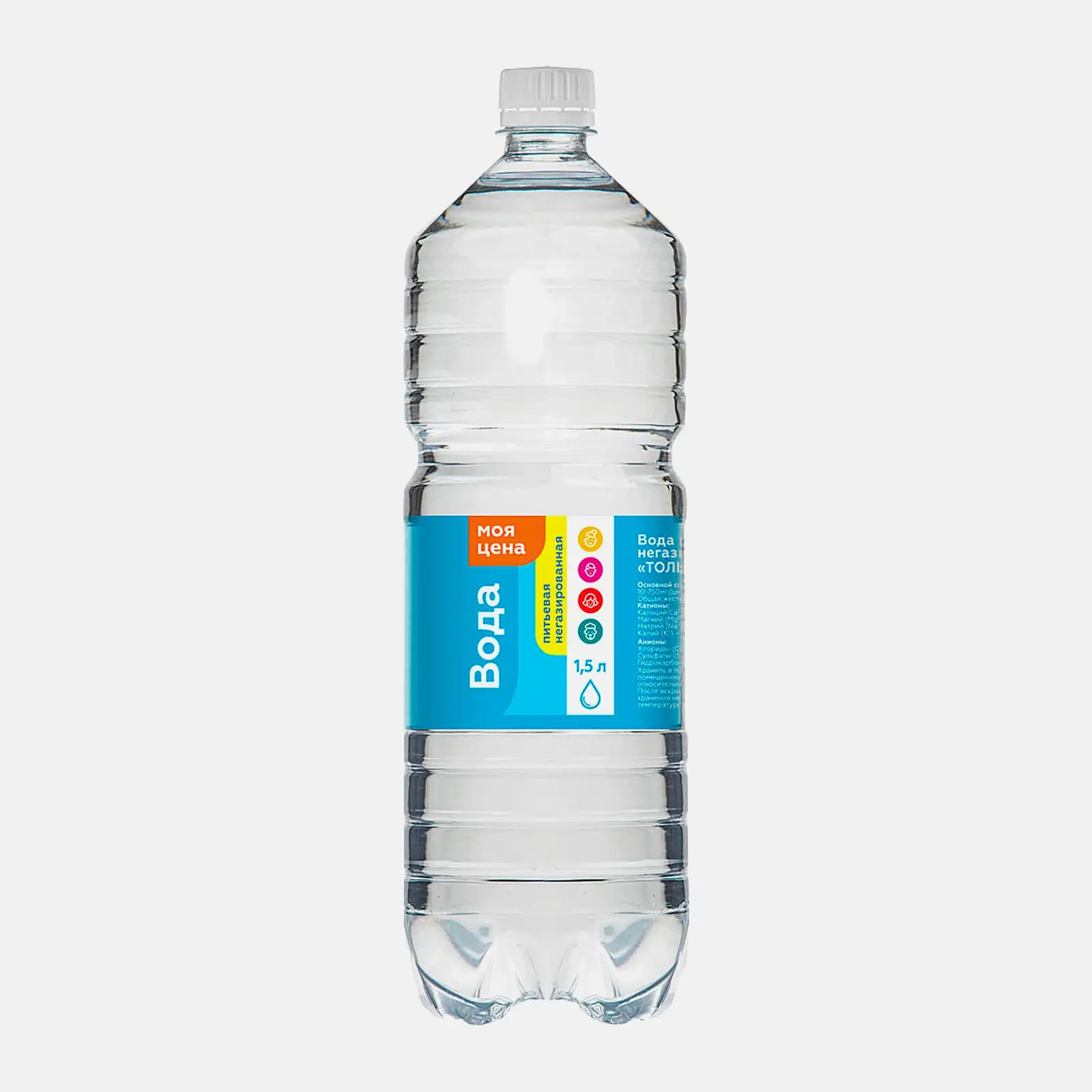 Вода Моя цена питьевая негазированная 1.5л - фото 2