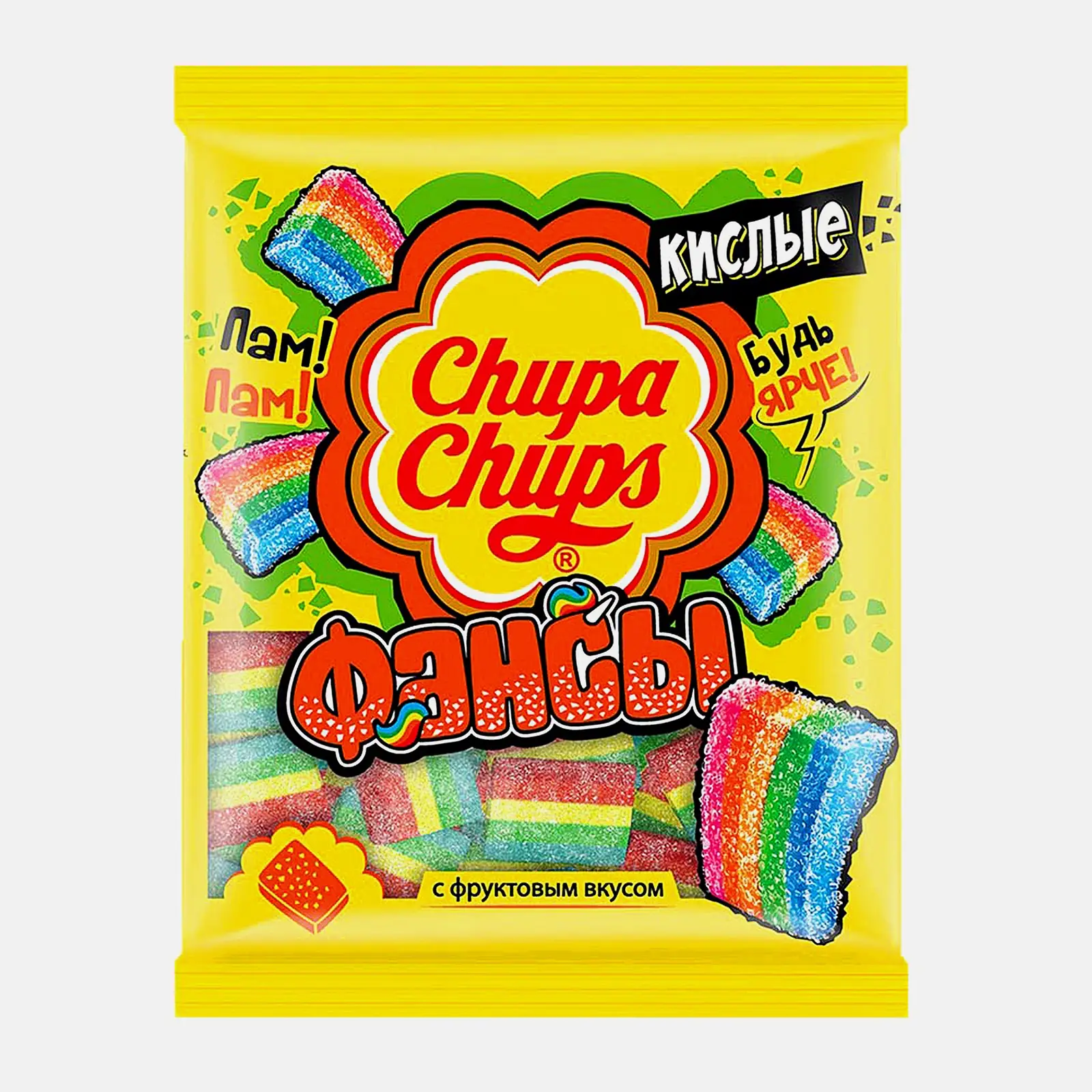 Изображение товара Жевательный мармелад с фруктовым вкусом Chupa Chups 70г