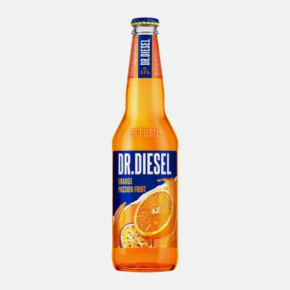 Пивной напиток Doctor Diesel Апельсин и Маракуйя нефильтрованный 5% 400мл