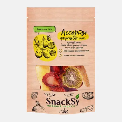Фруктовые чипсы ассорти Snacksyla 35г