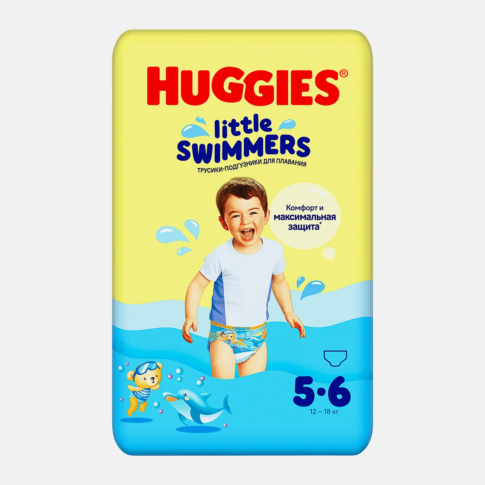 Подгузники-трусики для плавания №5-6 12-18кг Huggies Little Swimmers 11шт
