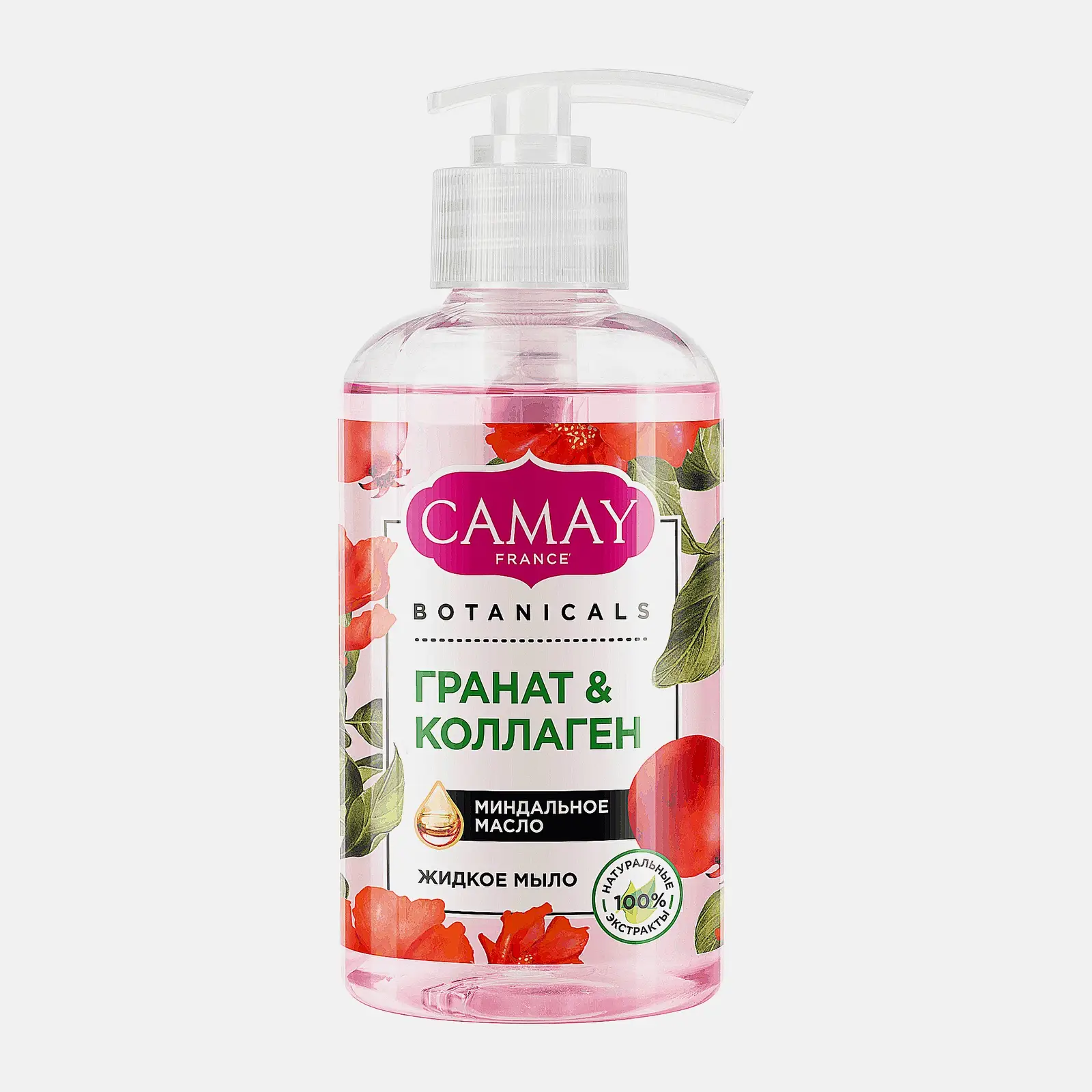 Мыло жидкое Camay Botanicals Цветы граната 280мл