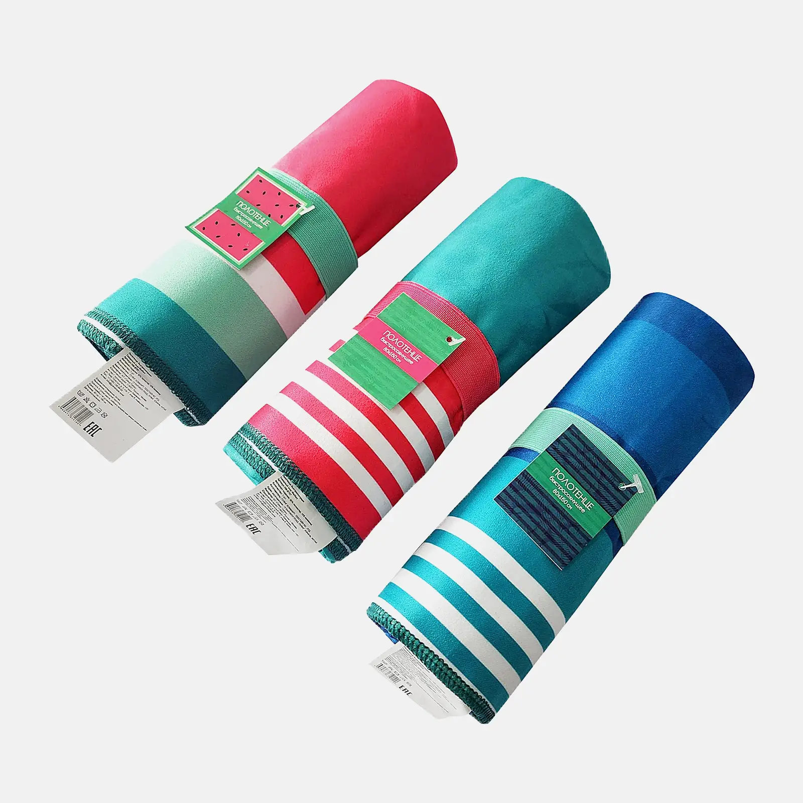 Полотенце Wellfort быстросохнущее 80*160см в ассортименте