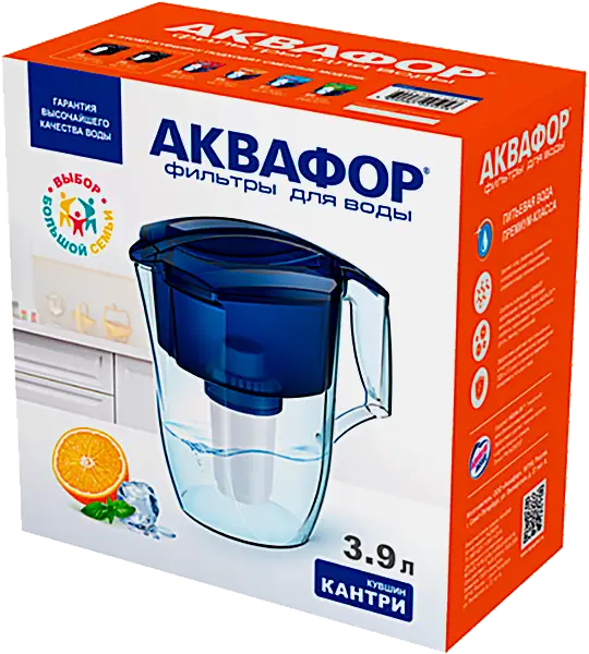 Водоочиститель Аквафор Кантри Кувшин 3.9л в ассортименте