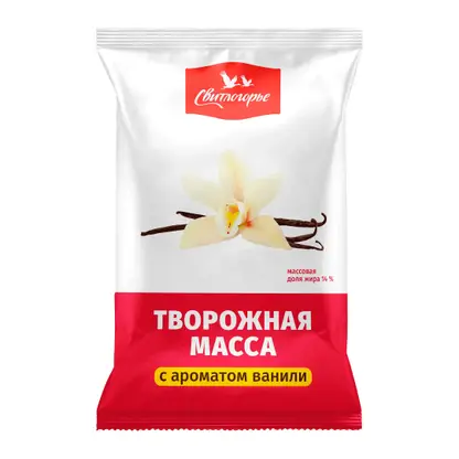 Изображение товара Масса творожная Свитлогорье Ваниль 14% 180г