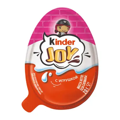Изображение товара Яйцо с игрушкой Kinder Joy 20г