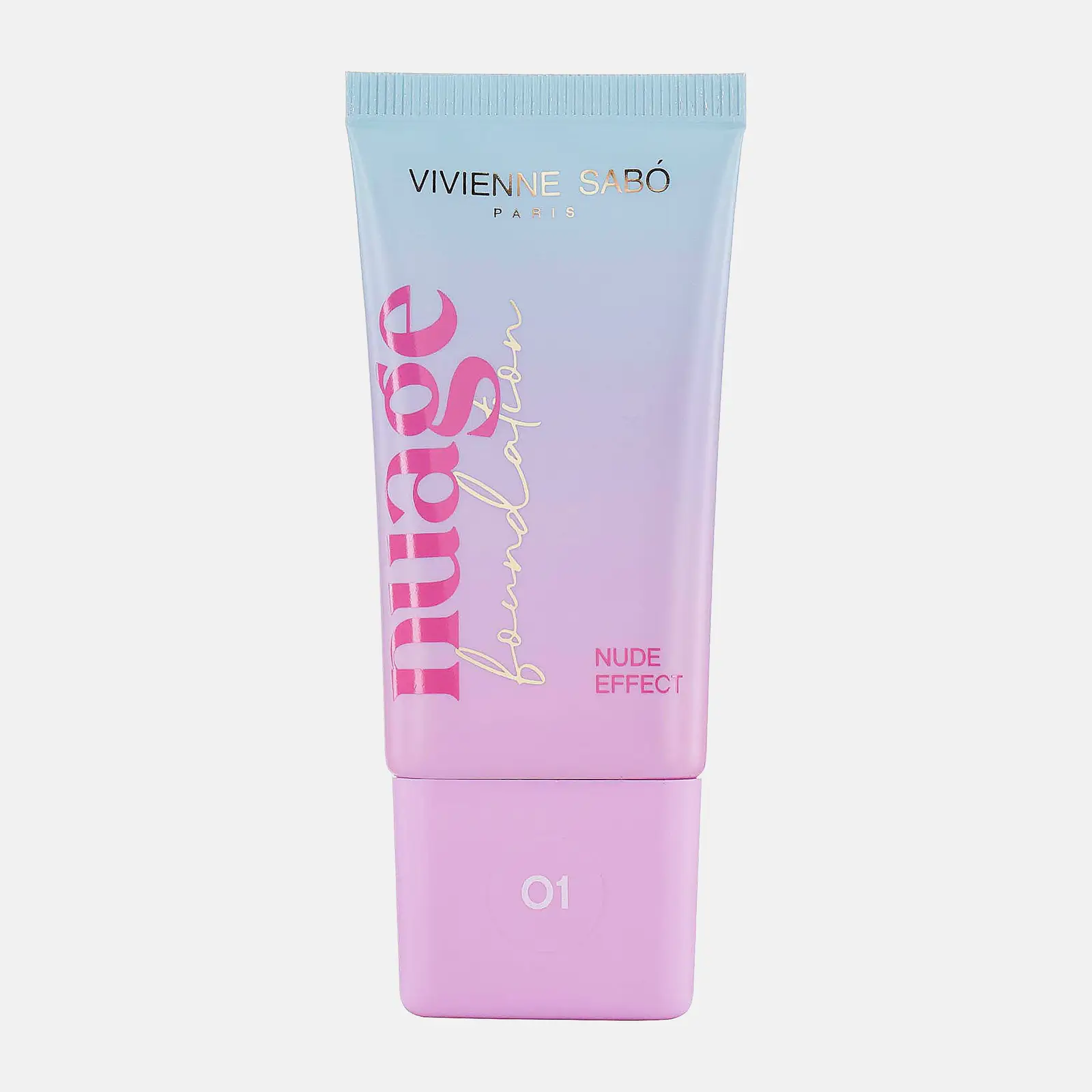 Тональный крем для лица с эффектом естественной кожи тон 01 Vivienne Sabo