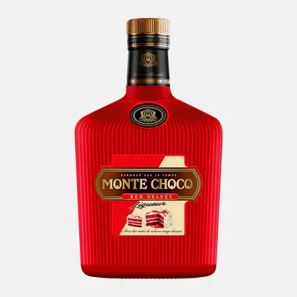 Ликер со вкусом десерта Красный бархат Monte Choco 18.5% 500мл