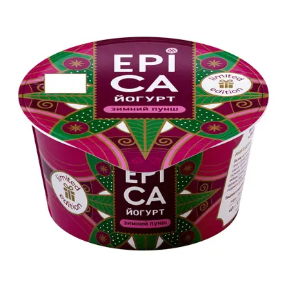 Изображение товара Йогурт зимний пунш Epica 4.8% 130г