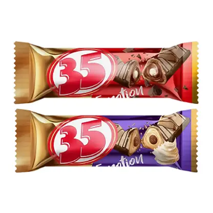 Изображение товара Конфеты 35 с шоколадной и сливочной начинкой 1 кг кремовые сладости