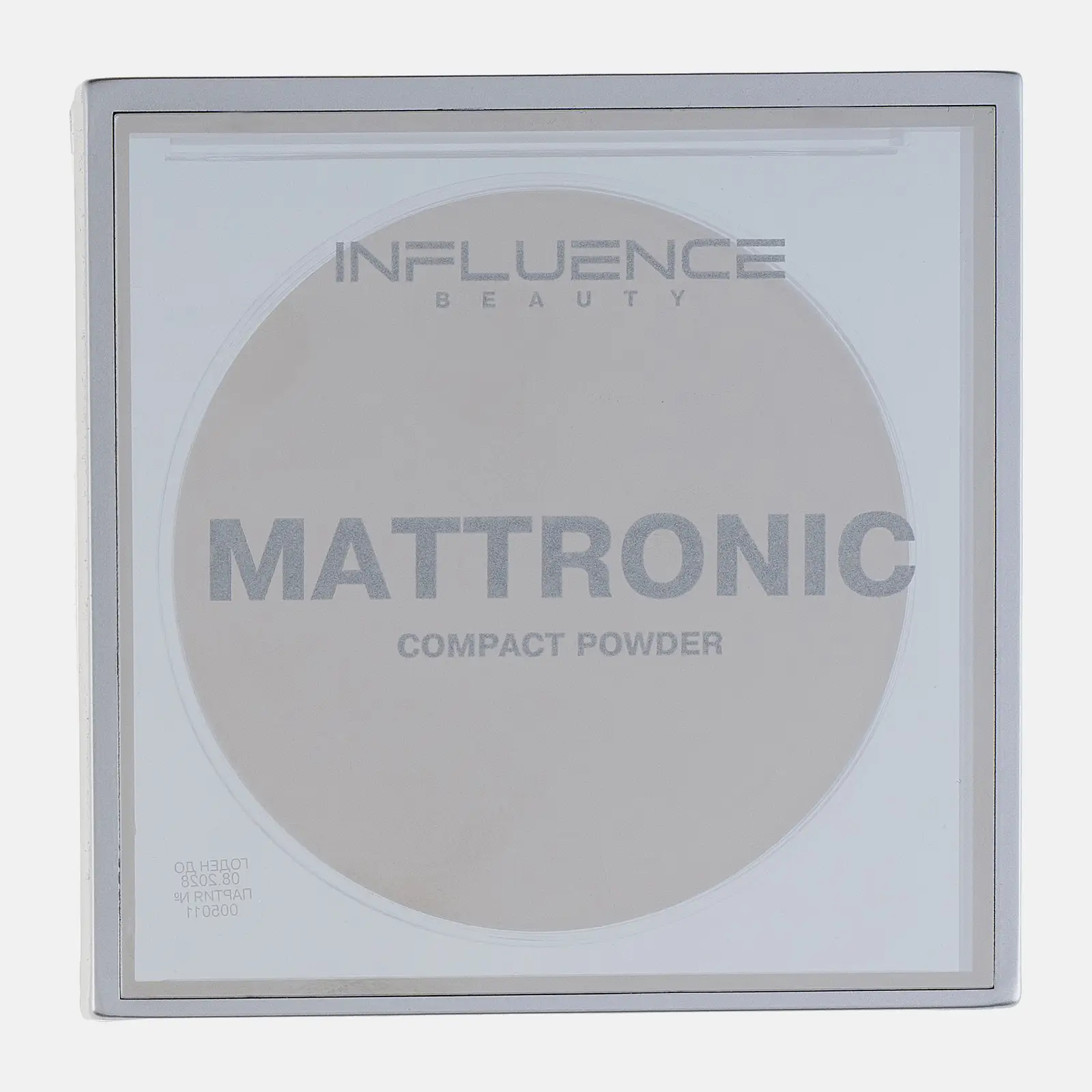 Компактная пудра для лица тон 01 Бело-бежевый Influence Beauty Mattronic