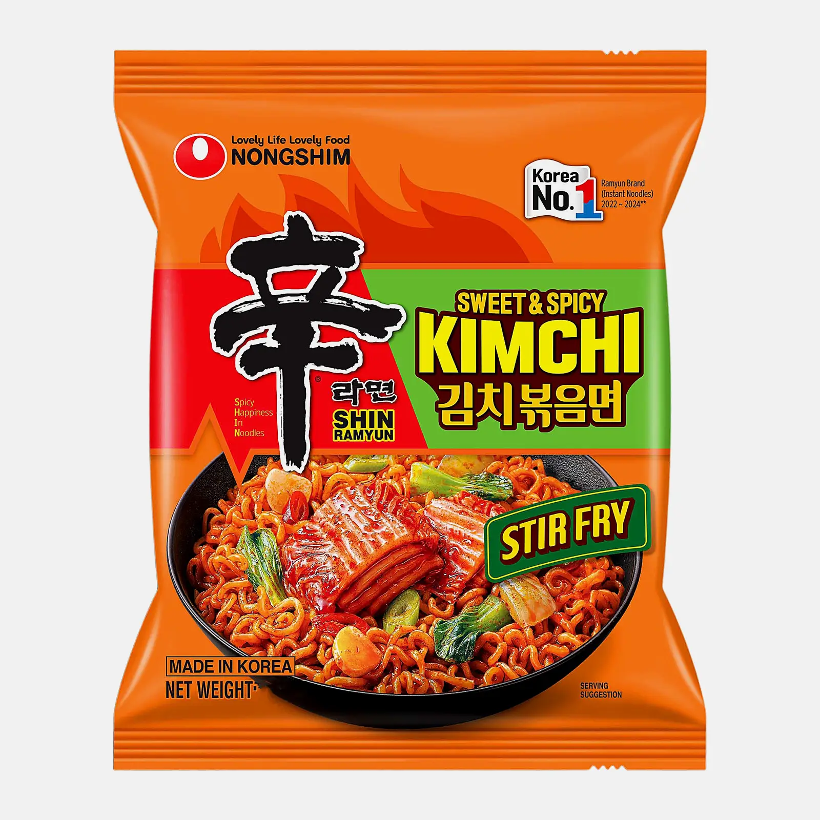 Изображение товара Вермишель Nongshim Кимчи стир-фрай